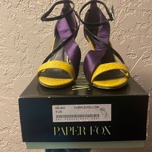 Gorgeous Yellow and Purple Heels!